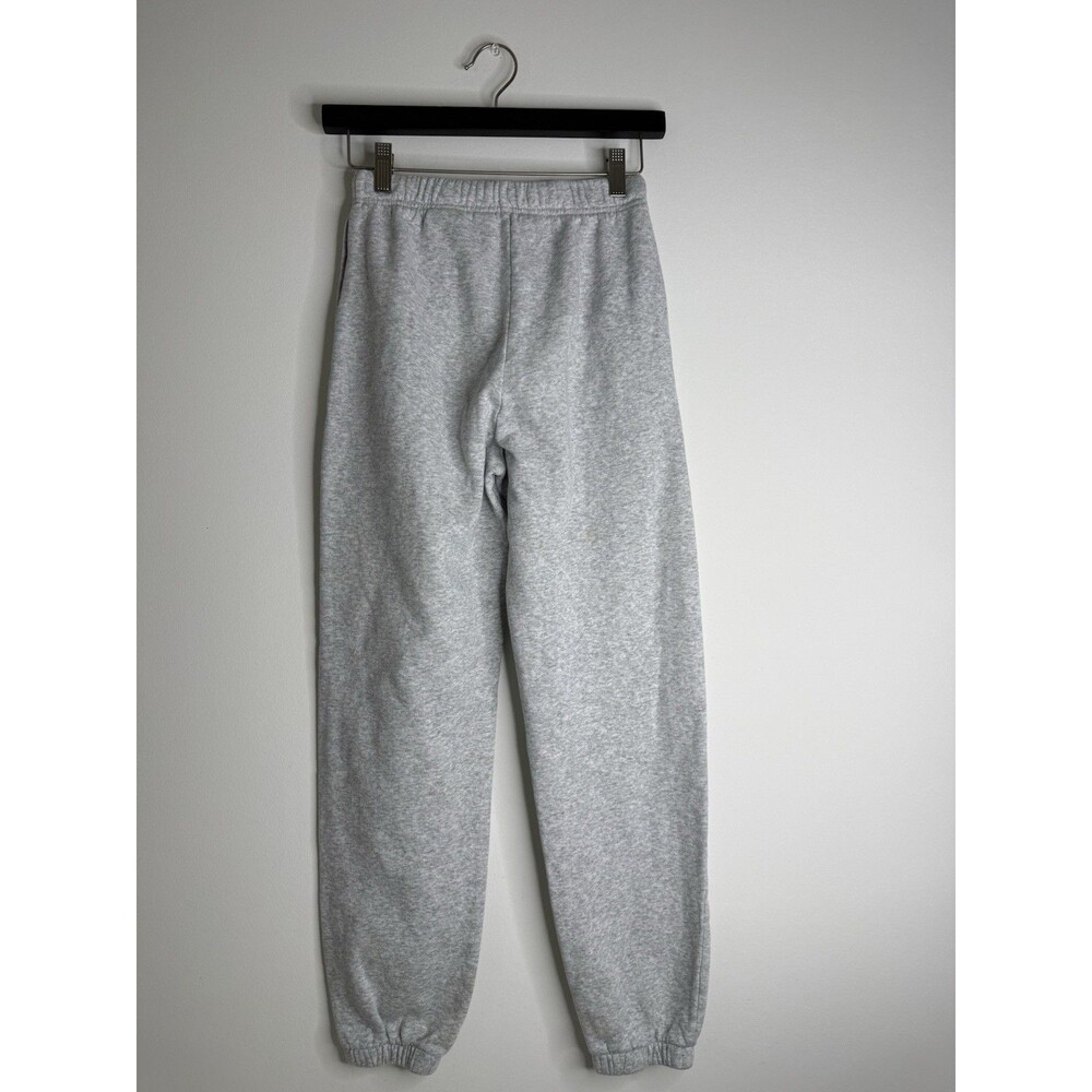 H&M Kids Gray Fleece Jogger Sweatpants Girls Size 12-13Y 158 Cotton Blend